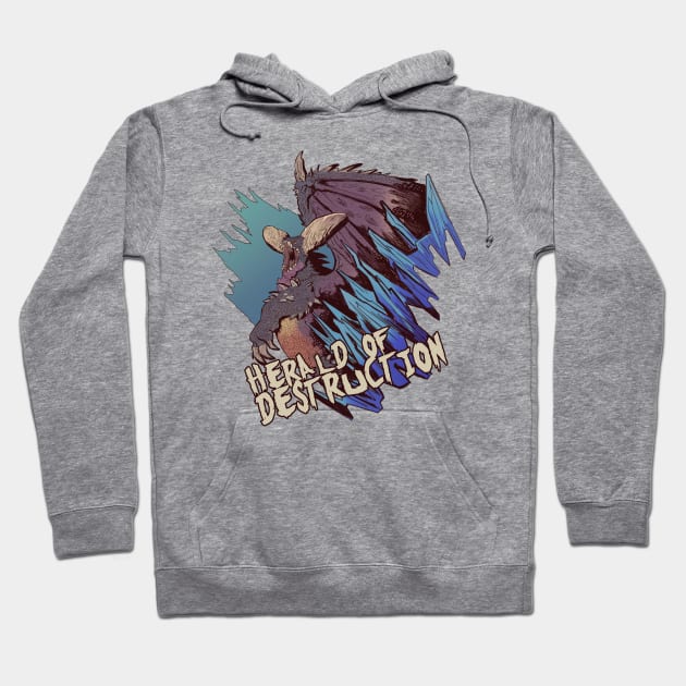 Herald of Destruction Hoodie by bside7715